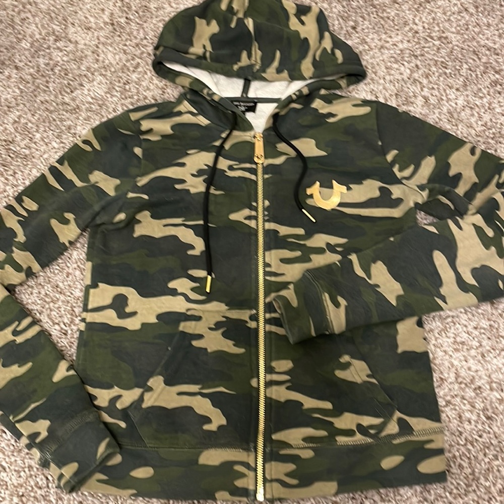 True religion camo jacket